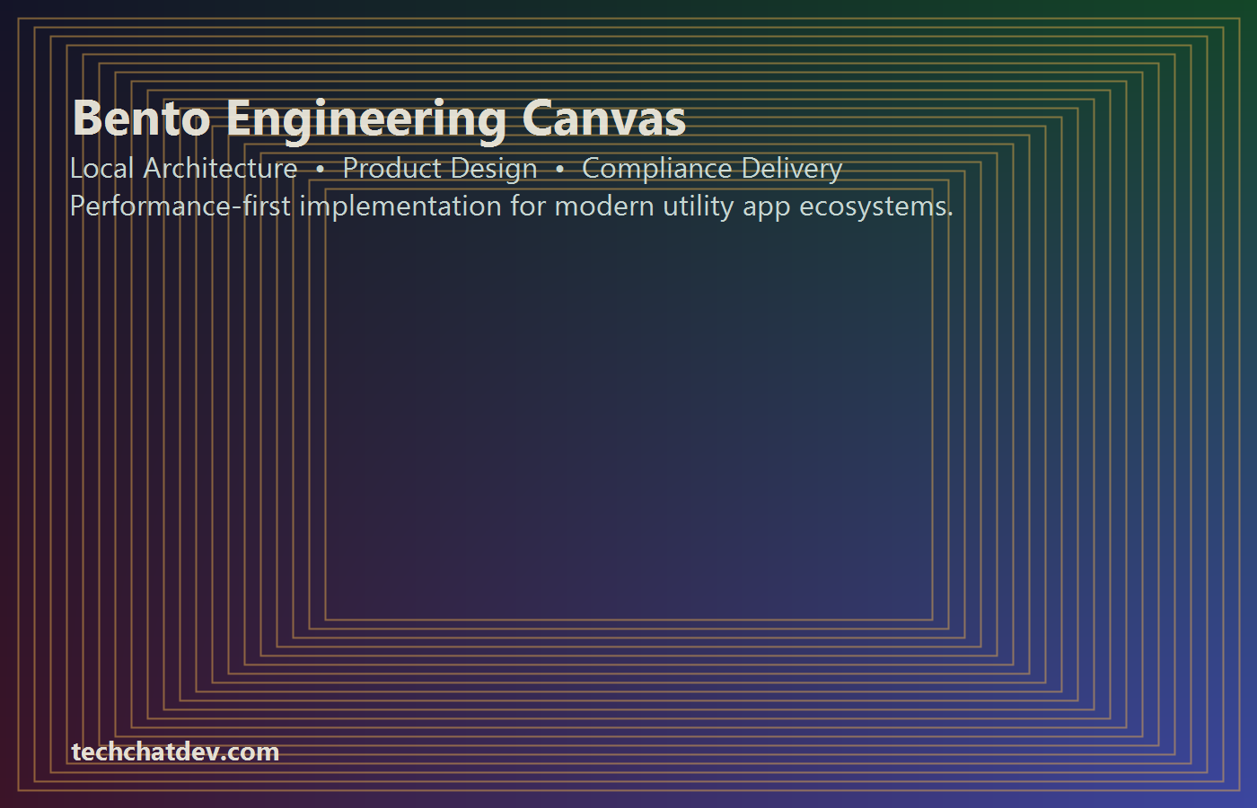 Bento engineering visual